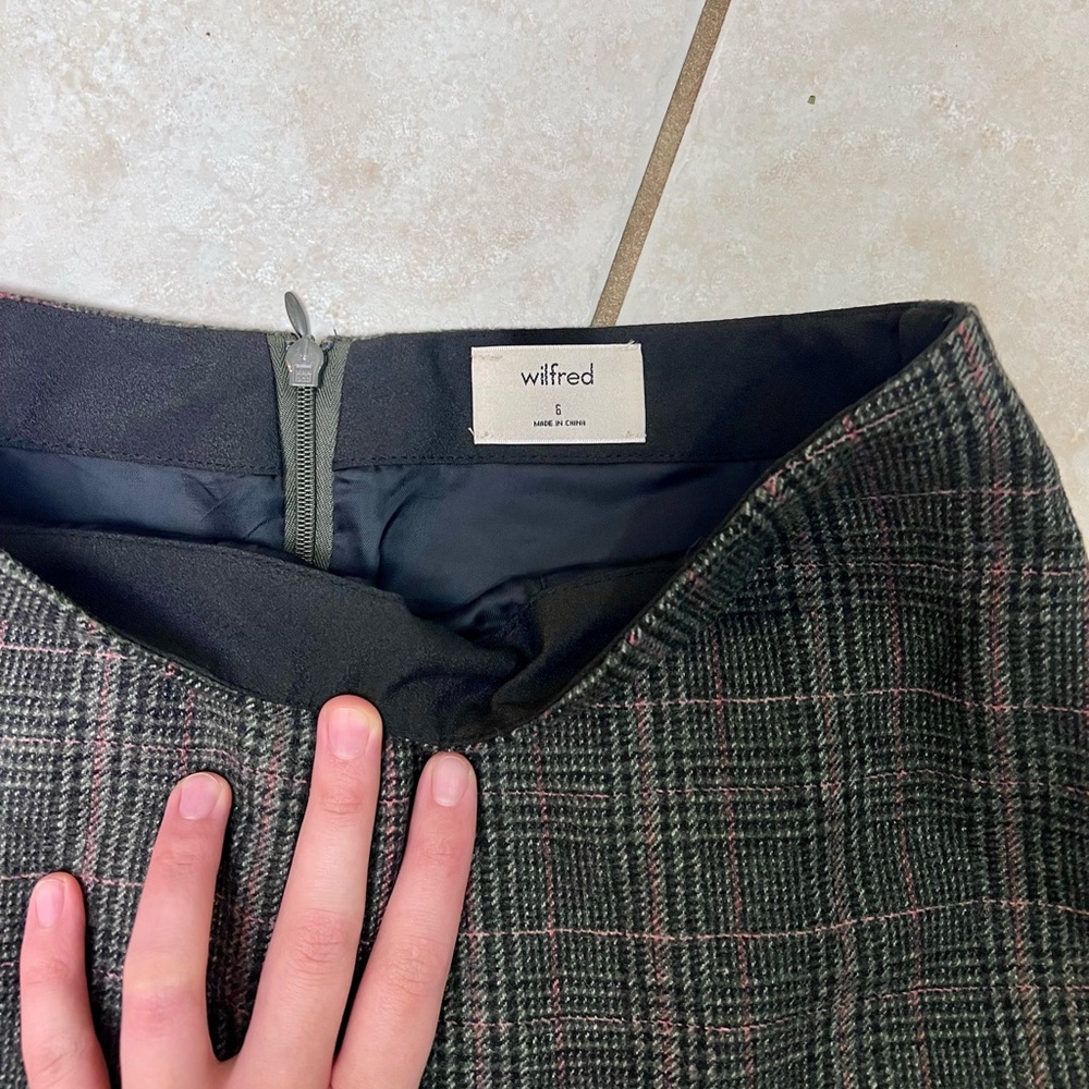 Wilfred Wool Mini Skirt